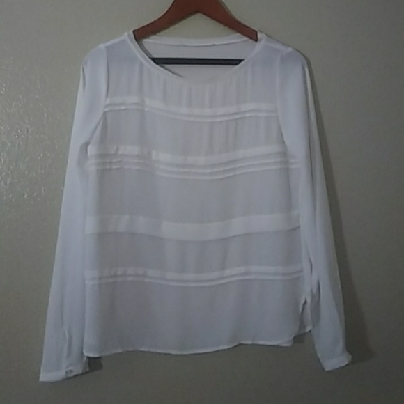 LOFT Tops - Ivory white Loft Blouse